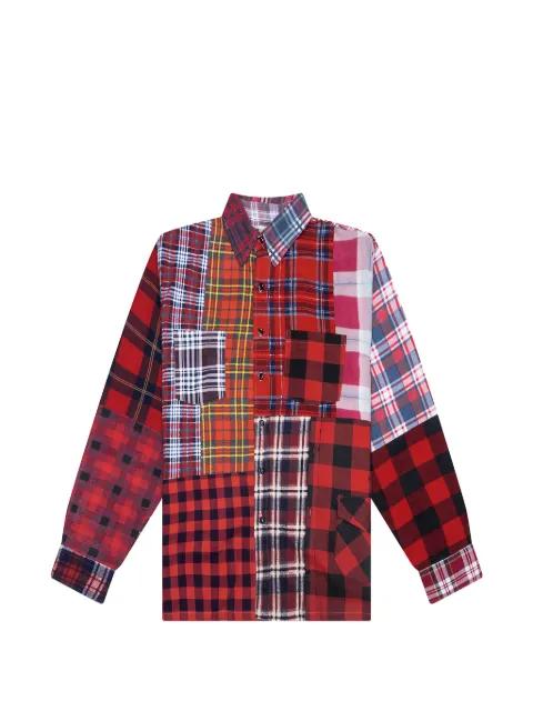 patchwork shirt by NEEDLES