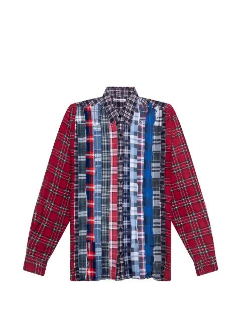 ribbon flannel shirt by NEEDLES