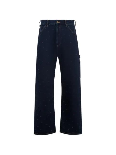 star-pattern painter jeans by NEEDLES