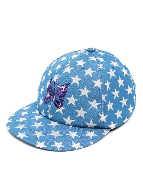 star-print hat by NEEDLES