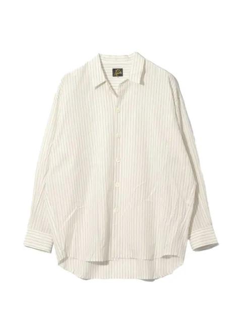 striped long-sleeve shirt by NEEDLES