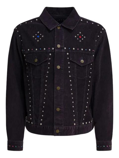 studded embroidered jacket by NEEDLES