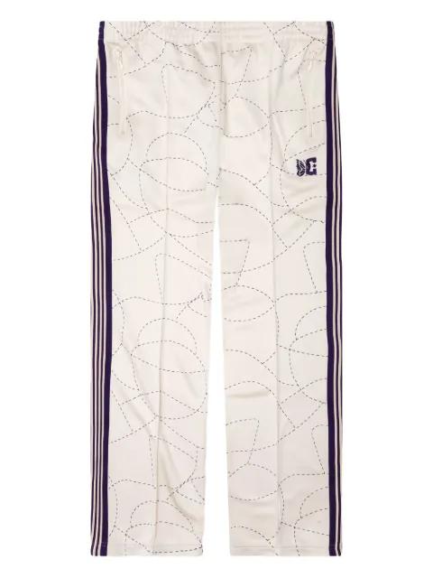 x DC Shoes striped track pants by NEEDLES