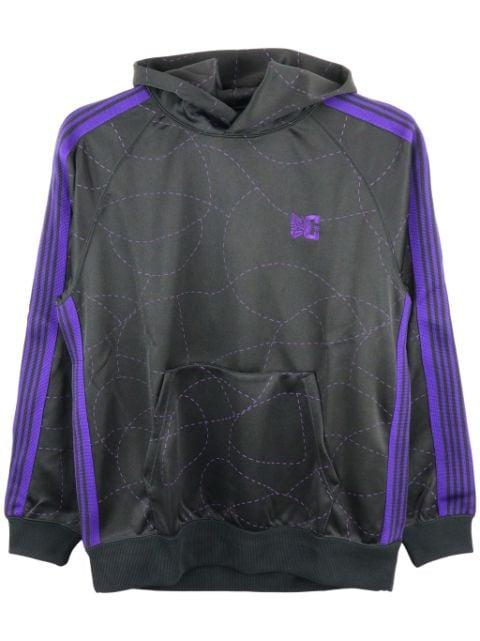 x DC graphic-print hoodie by NEEDLES