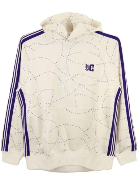 x DC graphic-print hoodie by NEEDLES