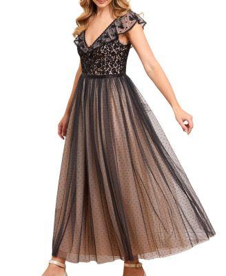 Adeline Bodice Ankle Gown by NEEDLE&THREAD