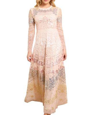 Angeline Sequin Gown by NEEDLE&THREAD
