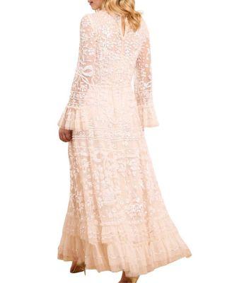 Celia Long Sleeve Ankle Gown by NEEDLE&THREAD