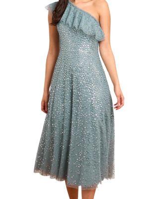 Dappled Sequin Ballerina Dress by NEEDLE&THREAD