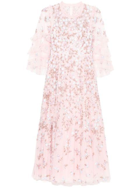 Everett bloom gown by NEEDLE&THREAD