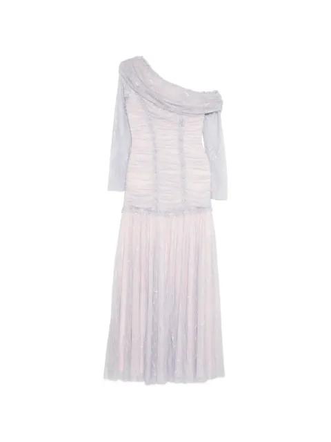 Gigi lace one-shoulder dress by NEEDLE&THREAD