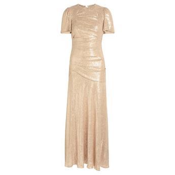 LD SS VALENTINA RD NECK GOWN by NEEDLE&THREAD