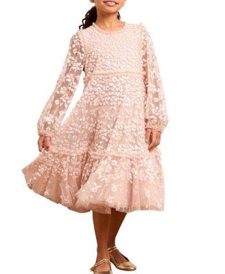 Maeva Long Sleeve Kids Dress by NEEDLE&THREAD