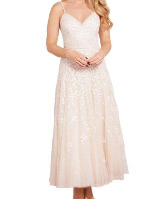 Scatter Blossom Cami Ankle Gown by NEEDLE&THREAD
