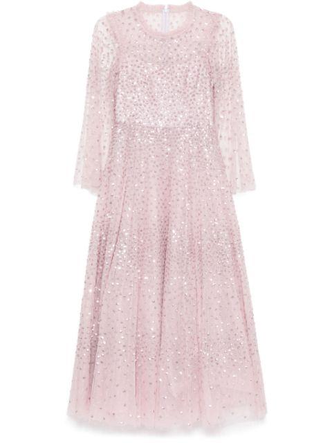 Scatter dot gown by NEEDLE&THREAD