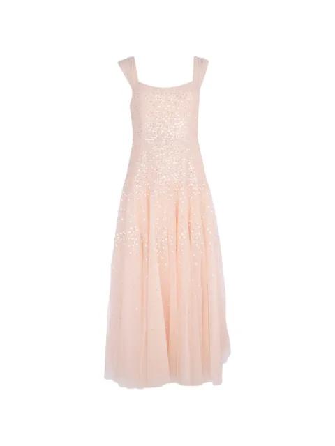 Sunrise sequin-embellished gown by NEEDLE&THREAD