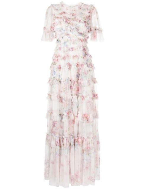 floral-print maxi dress by NEEDLE&THREAD