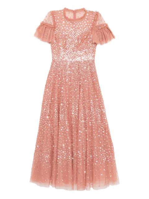 sequin-embellished dress by NEEDLE&THREAD