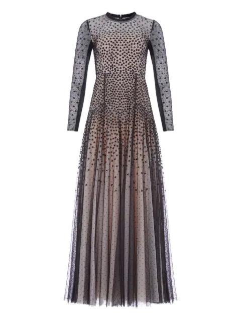 sequin-embellishment maxi dress by NEEDLE&THREAD