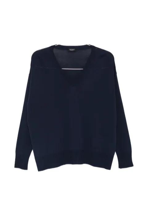 V-neck long-sleeved top by NEERA