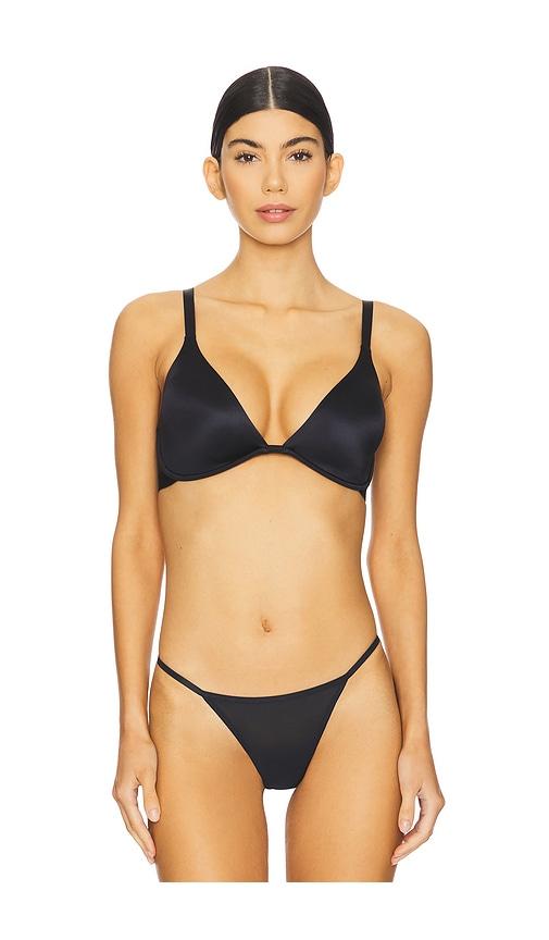 Negative Underwear Glace Baby Demi Bra in Black by NEGATIVE UNDERWEAR
