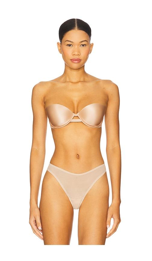 Negative Underwear Glace Strapless Bra in Nude by NEGATIVE UNDERWEAR