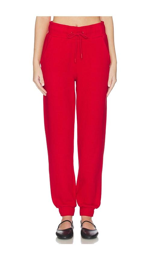 Negative Underwear Waffle Knit Jogger in Red by NEGATIVE UNDERWEAR