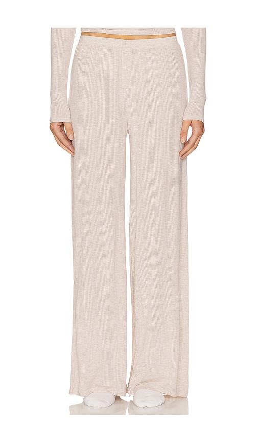 Negative Underwear Whipped Track Pant in Beige by NEGATIVE UNDERWEAR