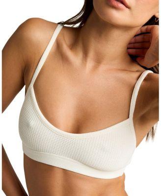 Waffle Knit Lounge Bralette by NEGATIVE