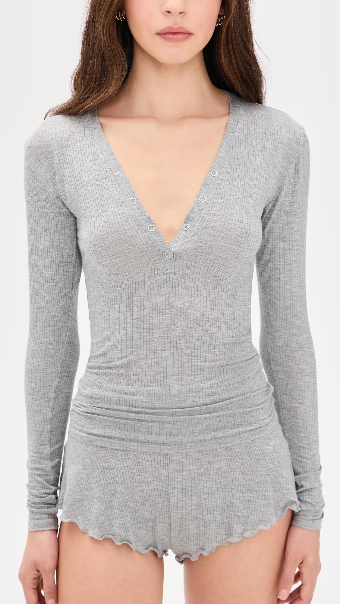 Whipped Henley Top by NEGATIVE