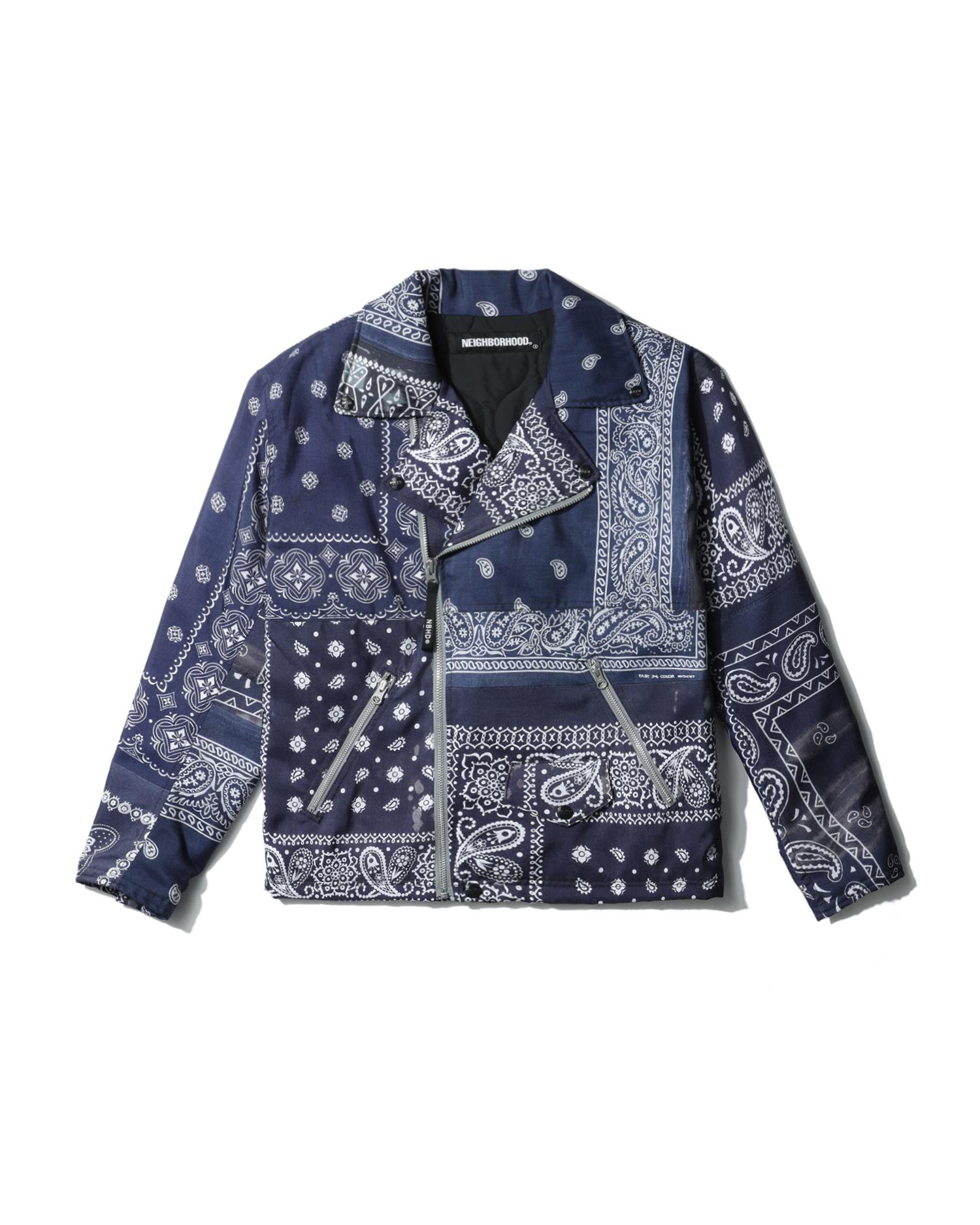 Bandana chopped cycle jacket by NEIGHBORHOOD