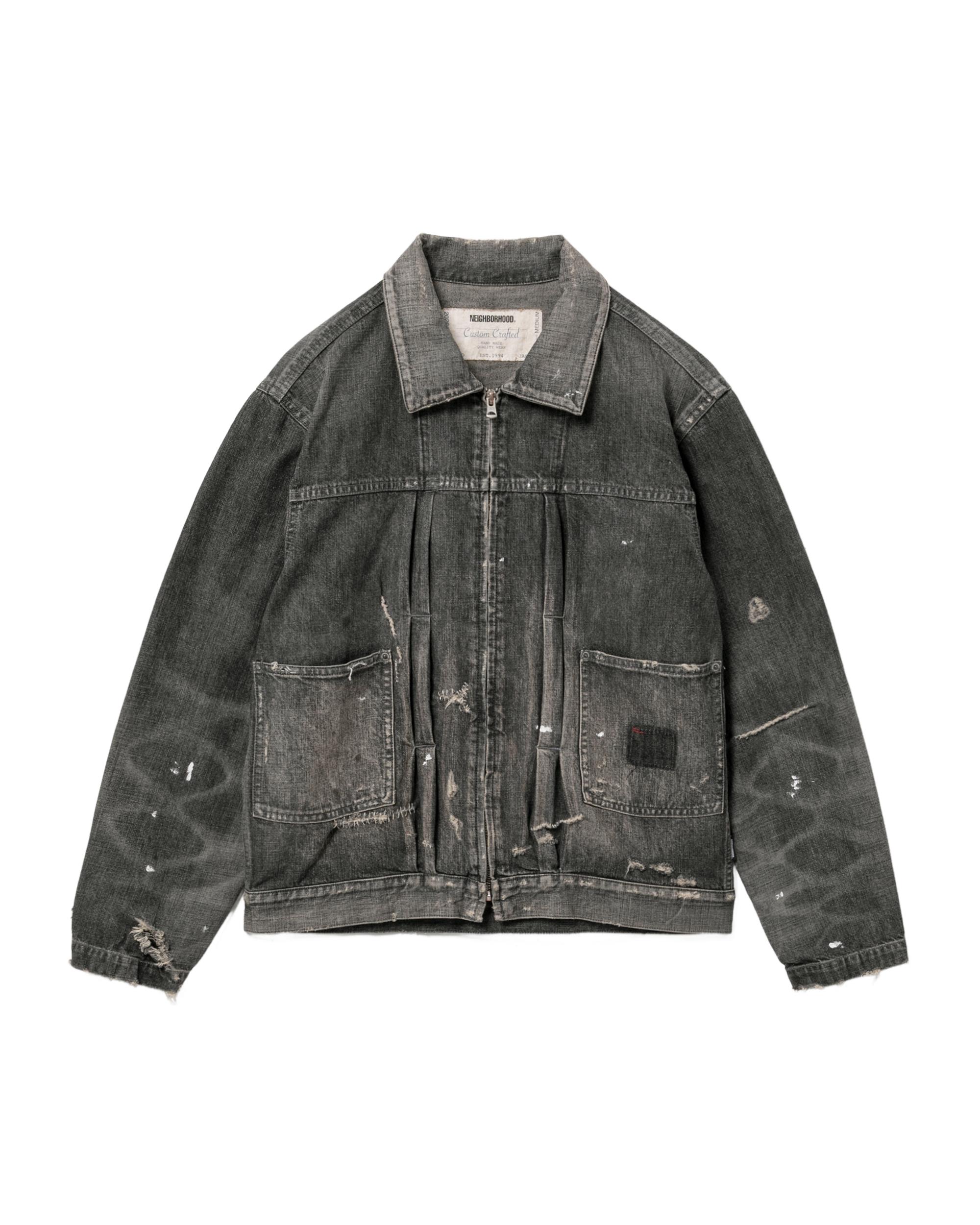 Distressed denim jacket by NEIGHBORHOOD