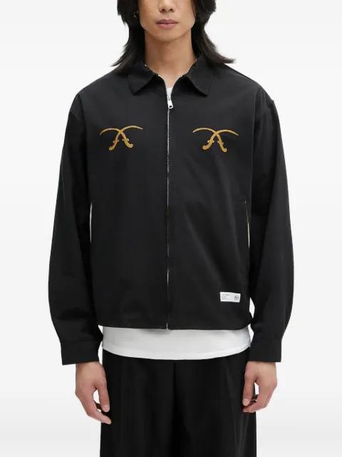 Souvenir embroidered-detail zip-up shirt jacket by NEIGHBORHOOD