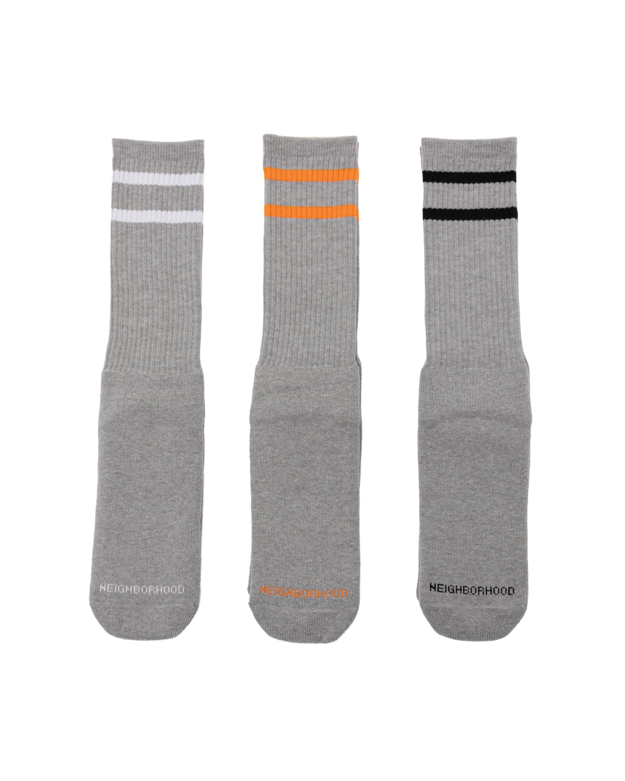 Stripe cuff socks - 3 pack by NEIGHBORHOOD
