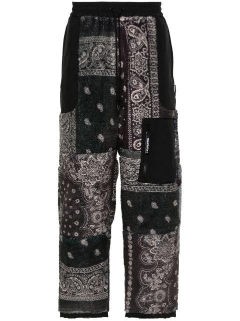 bandana-print fleece track pants by NEIGHBORHOOD