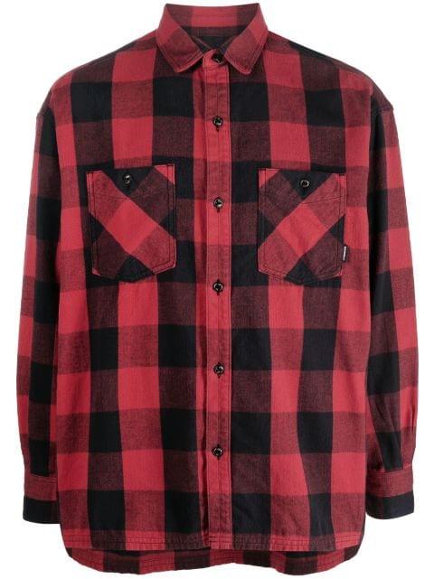 check-pattern cotton shirt by NEIGHBORHOOD