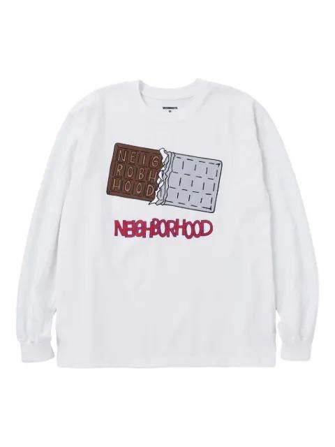 chocolate-bar graphic long-sleeve T-shirt by NEIGHBORHOOD