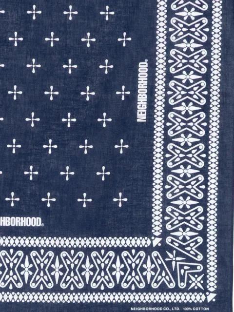 cross-patterned scarf by NEIGHBORHOOD