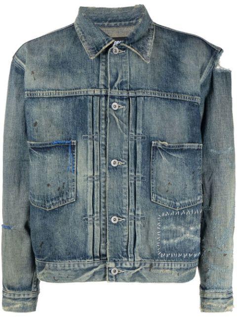 distressed-effect denim jacket by NEIGHBORHOOD