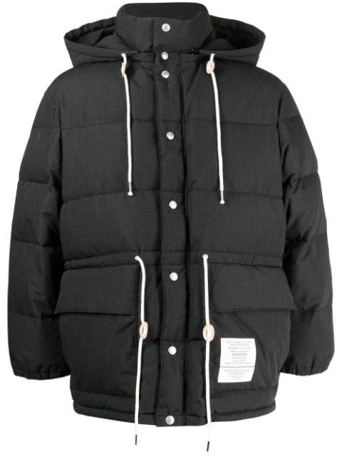 drawstring-fastened padded jacket by NEIGHBORHOOD