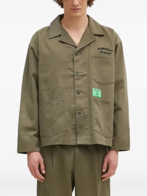 embroidered-logo patch-pocket jacket by NEIGHBORHOOD embroidered-logo patch-pocket jacket by NEIGHBORHOOD