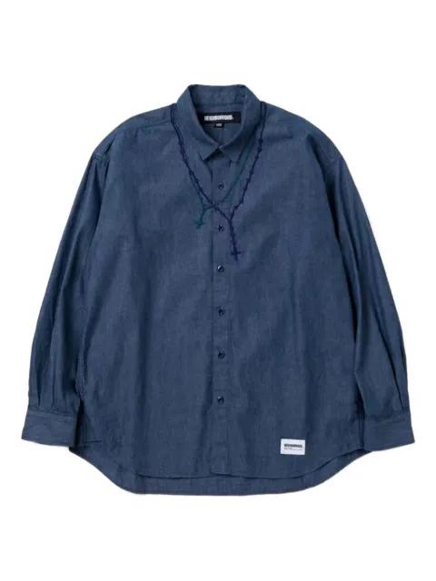embroidered-rosary cotton shirt by NEIGHBORHOOD