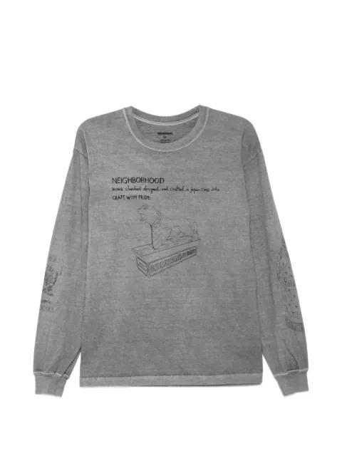 graphic-print long-sleeve T-shirt by NEIGHBORHOOD