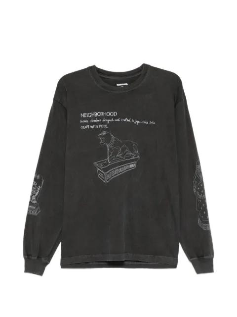 graphic-print long-sleeve T-shirt by NEIGHBORHOOD