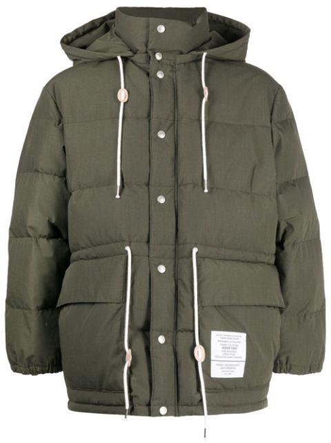 hoodied puffer jacket by NEIGHBORHOOD