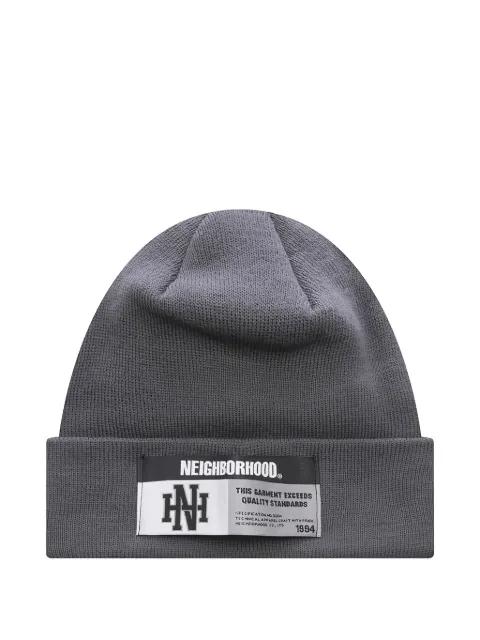 label detail beanie by NEIGHBORHOOD