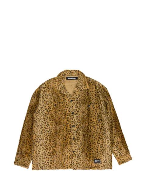 leopard-print faux-fur shirt by NEIGHBORHOOD