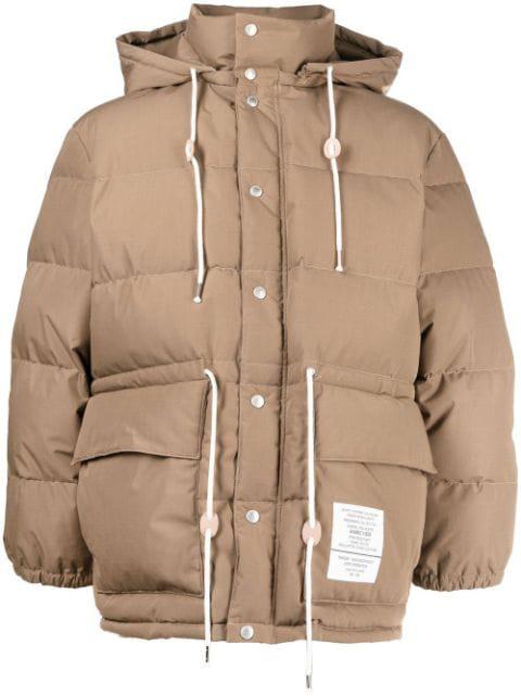 logo-patch padded jacket by NEIGHBORHOOD