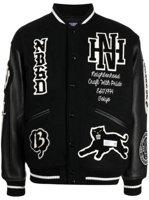 logo-patch varsity jacket by NEIGHBORHOOD