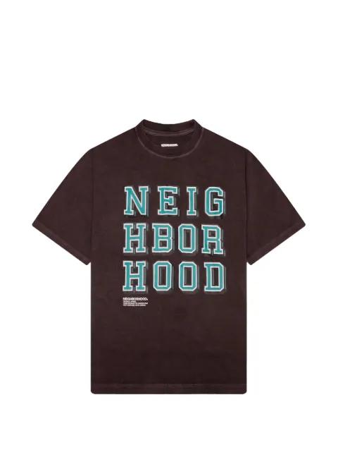 logo-print T-shirt by NEIGHBORHOOD